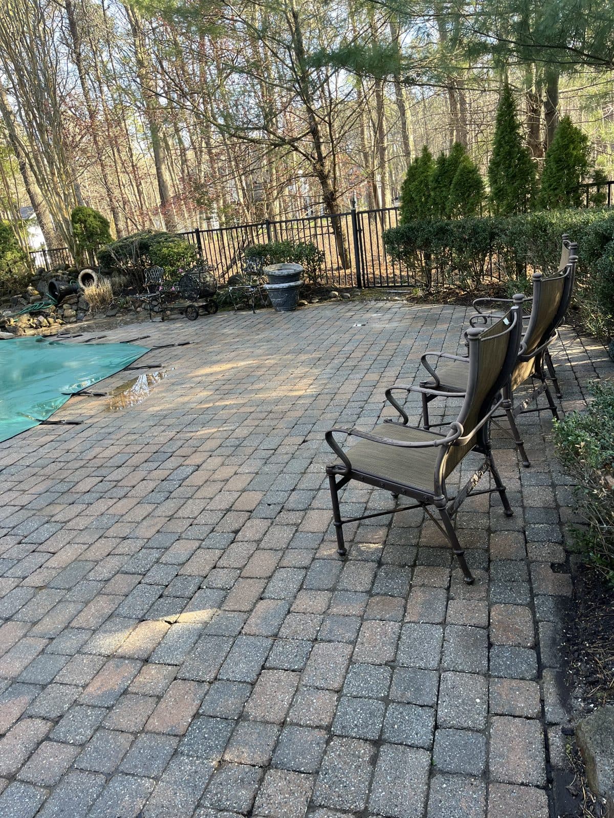 After — Paver Patio & Pool Deck