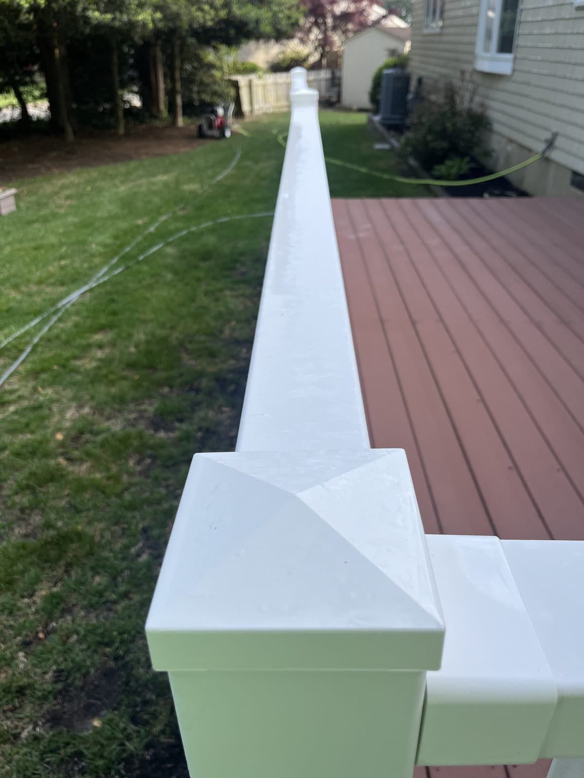 After — Deck Railings