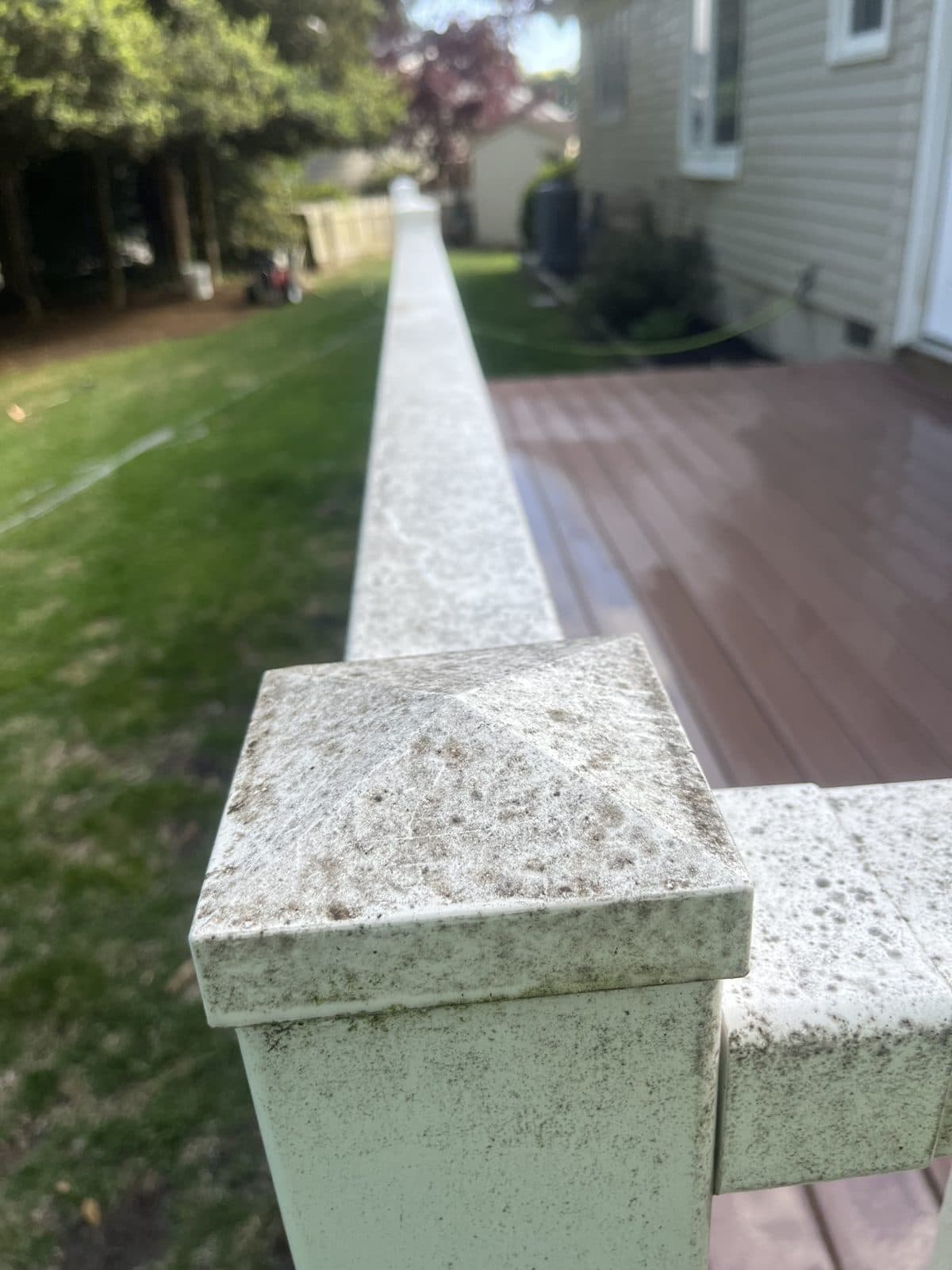 Before — Deck Railings